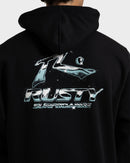 Moletom Canguru Rusty Shared Preto