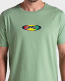 Camiseta Rusty Slowmo Verde Menta