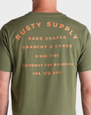Camiseta Rusty Supply Verde Oliva