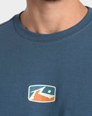 Camiseta Manga Curta Azul Rusty Color Box