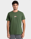 Camiseta Manga Curta Verde Rusty Color Box