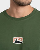 Camiseta Manga Curta Verde Rusty Color Box