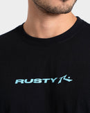Camiseta Manga Curta Preta Rusty Stick