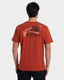 Camiseta Manga Curta Vermelha Rusty Rise