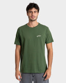 Camiseta Manga Curta Verde Rusty Psychedelic