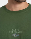 Camiseta Manga Curta Verde Rusty Foil