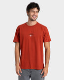 Camiseta Manga Curta Vermelha Rusty Foil