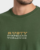 Camiseta Manga Curta Verde Rusty Bond