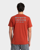 Camiseta Manga Curta Vermelha Rusty Bond