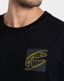 Camiseta Manga Curta Preta Rusty Max