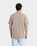 Camisa Polo Manga Curta Cinza Rusty Shades