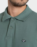 Camisa Polo Manga Curta Verde Rusty Daylights